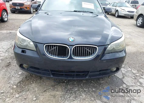 2007 BMW 530I из США, поврежденный, VIN WBANE73537CM50271